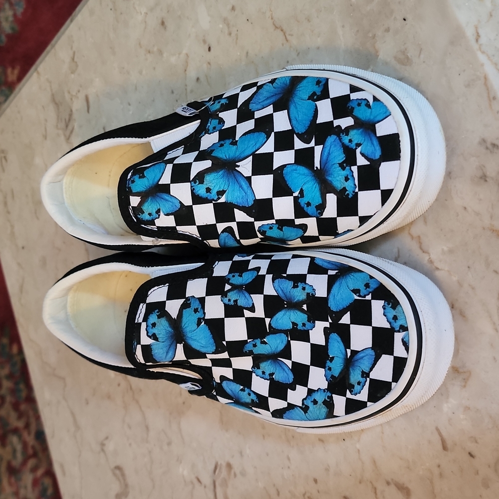 Butterfly print Vans